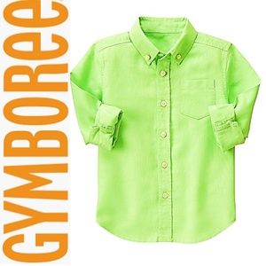 LINEN GYMBOREE BUTTON-UP NWOT